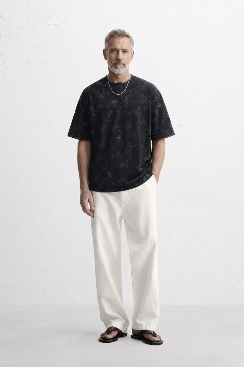 Acidwash tee