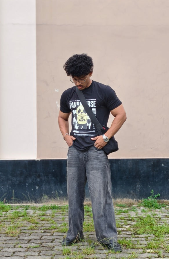 Pandaverse Graphic Tee – Black Edition